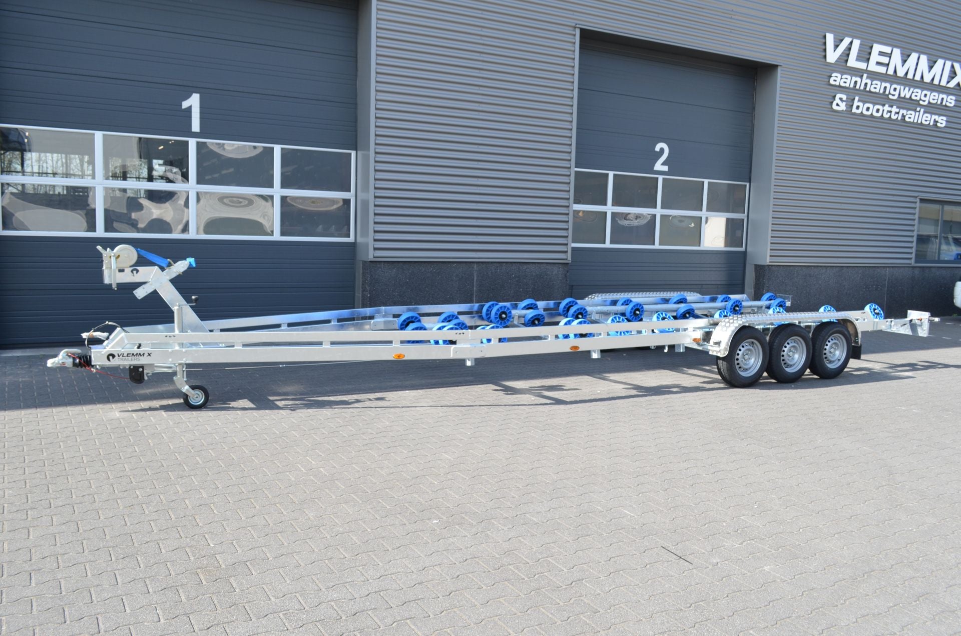 Remolque Náutico Multirodillo Flex-Roll 9,20 x 2,55 m - 2760 Kg - 3 ejes