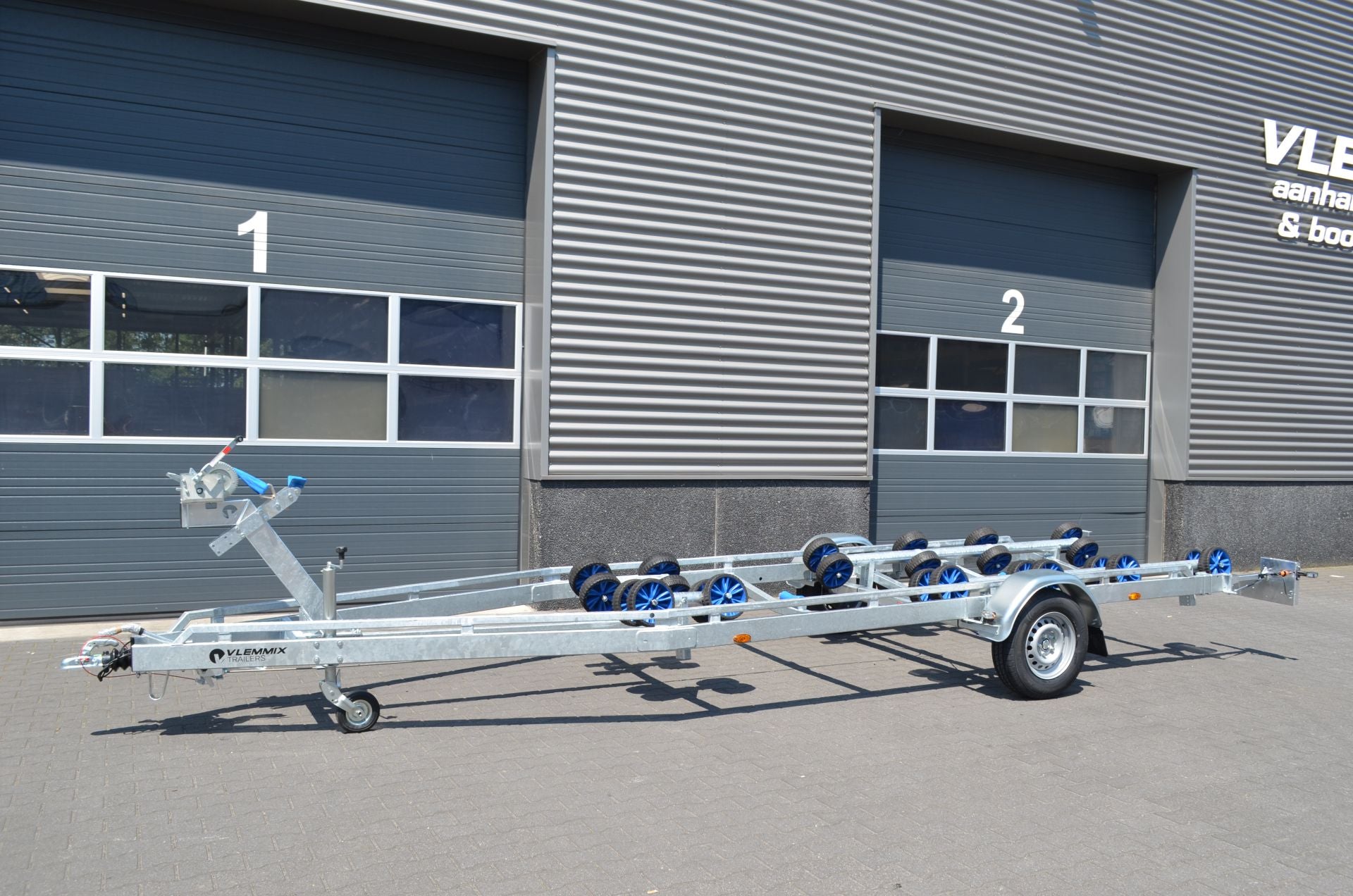 Remolque Náutico Multirodillo Flex-Roll 7,00 x 2,25 m - 1370 Kg - 1 eje
