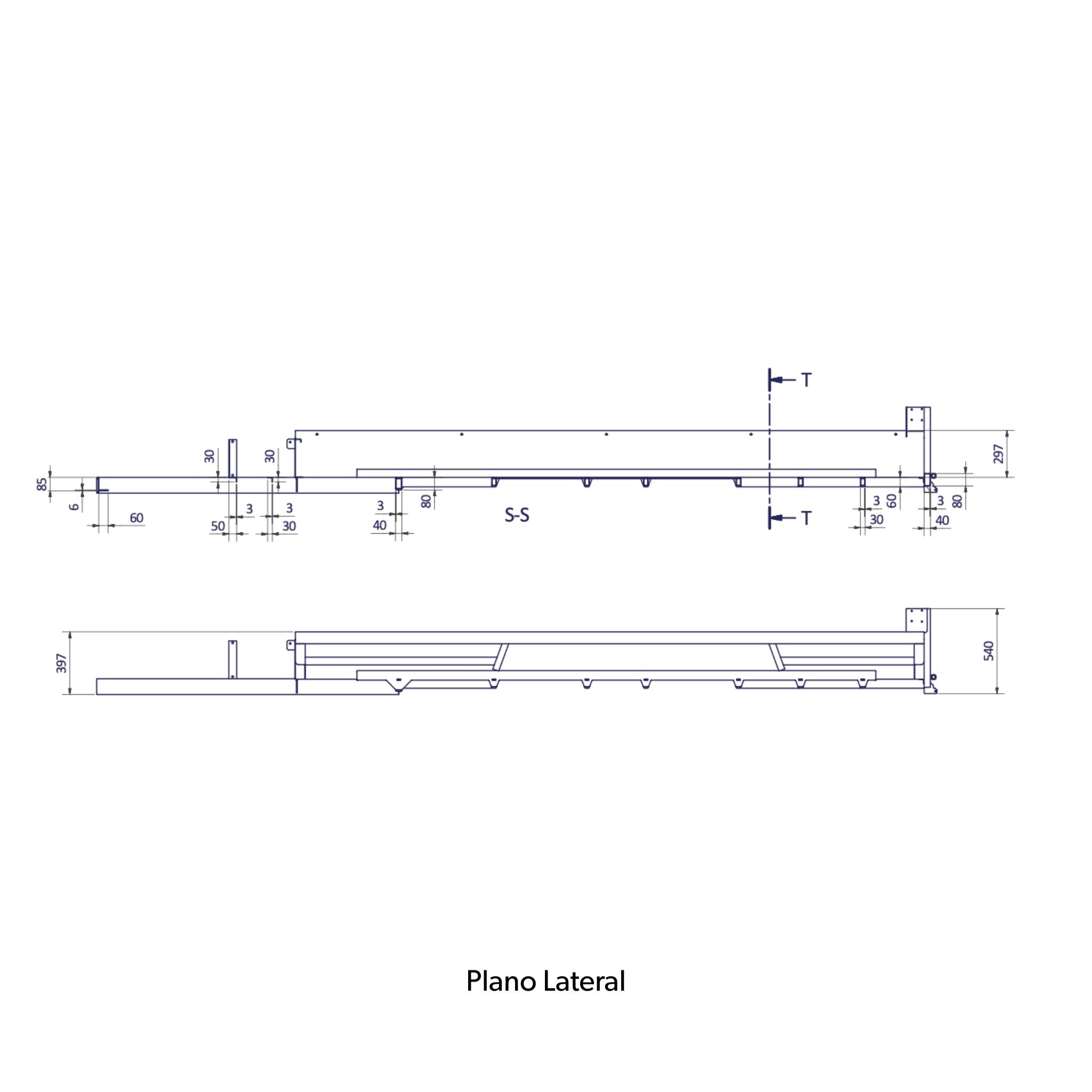 REMOLQUE DE CARGA K  4 m x 1,8 m - 2.190 Kg