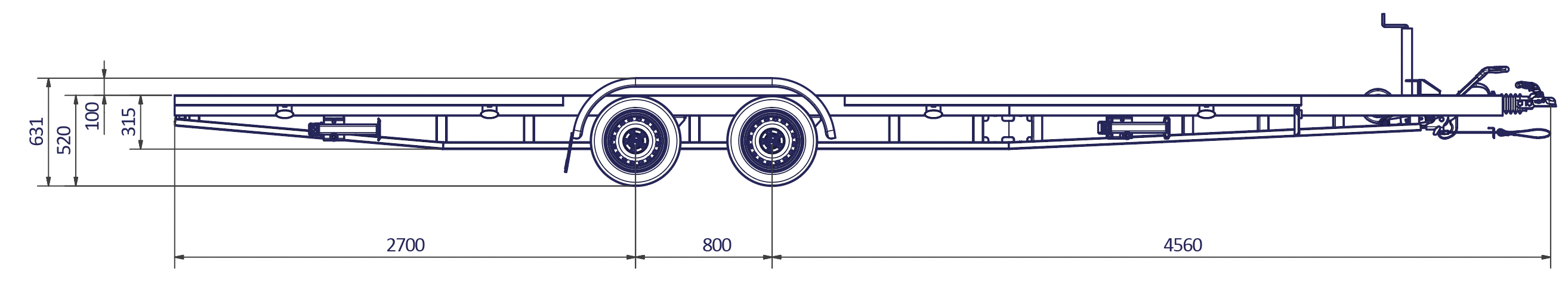 REMOLQUE TINY HOUSE CLÁSICO F 6,62 m x 2,44 m - 2.900 KG