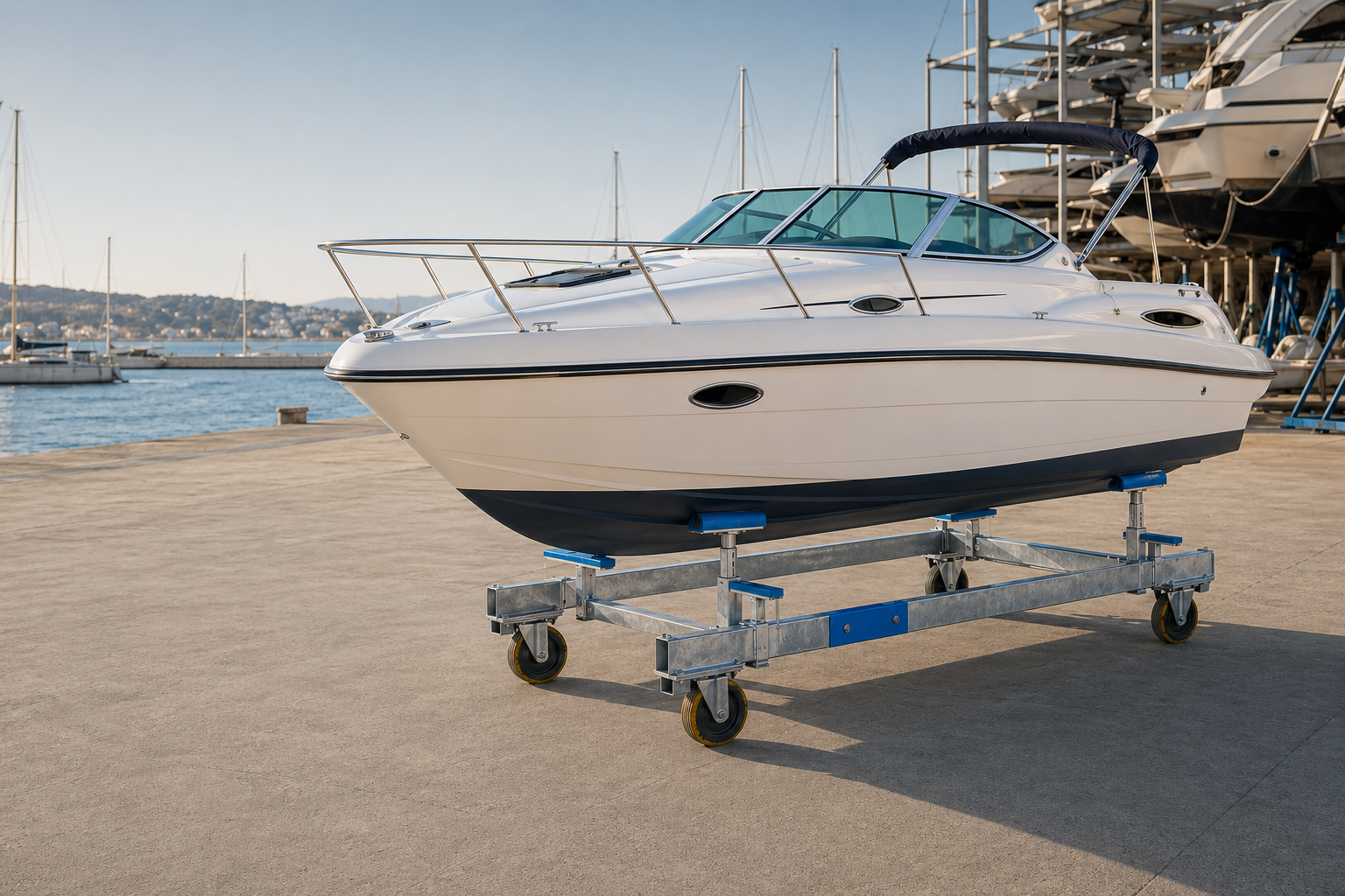 Cuna para barco 400x100